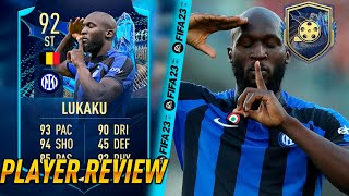 HAY QUE HACERLO.. 92 ROMELU LUKAKU TOTS SBC MOMENTS NOMINADO PLAYER REVIEW FIFA 23