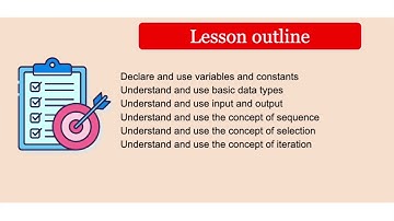 Unit 8 Lesson 1 - Programming Constructs 1