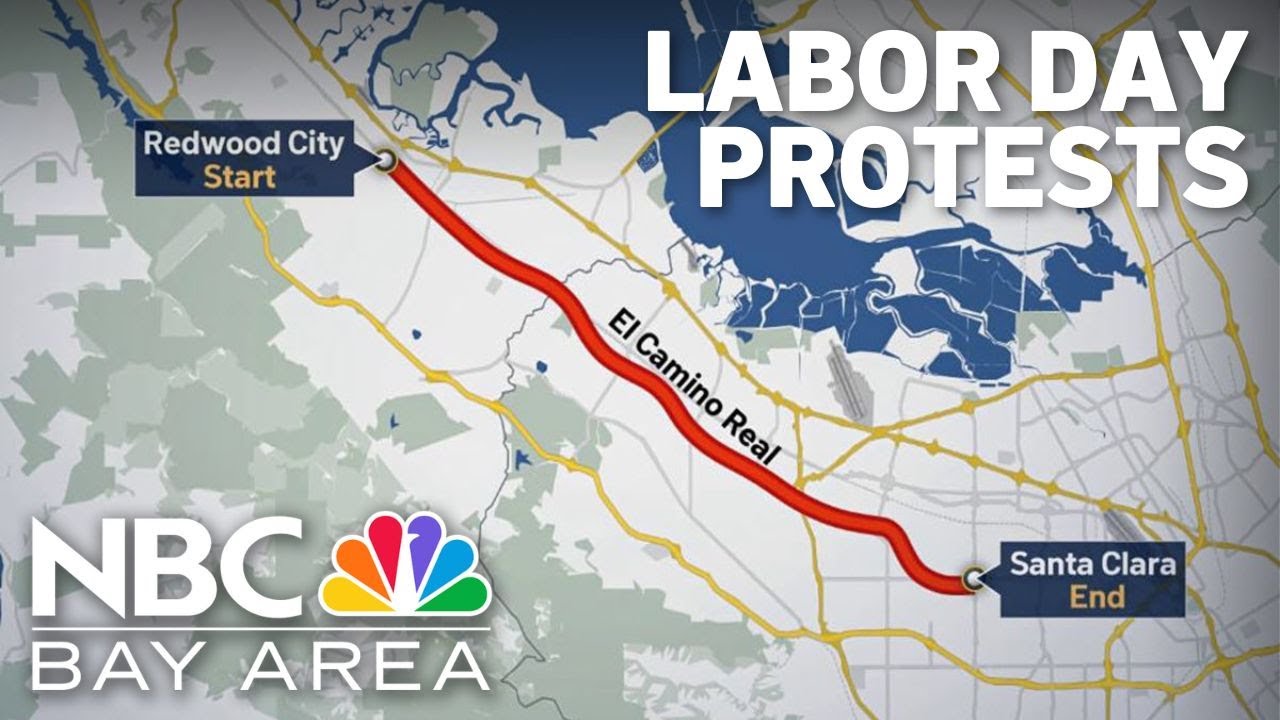 Labor Day protests taking place across the Bay Area - YouTube