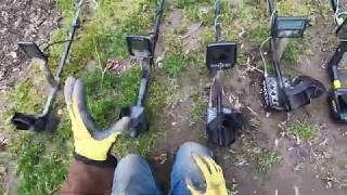 Live dig comparison with Simplex+ vs Anfibio vs V3i vs MXT All Pro vs MX Sport in very trashy site.