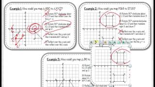 Mapping Figures Video Lesson (Version B) (Geometry Transformations)