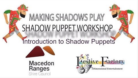 Introduction to making shadow puppets