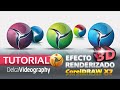 EFECTO 3D Y RENDERIZADO VECTORIAL: (AVANZADO) TUTORIAL 28 CorelDRAW X7