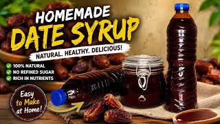 How To Make Date Syrup at Home | Healthy Natural Sugar Alternative Recipe