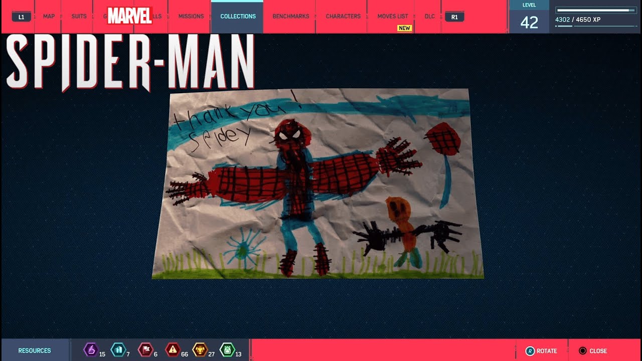 SpiderMan Remastered All 55 Backpacks Locations PS5 1080p/60fps No