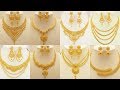 Latest Gold Necklace Designs With Matching Earring