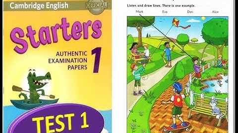 STARTER AUTHENTIC 1 TEST 1 WITH ANSWER KEY