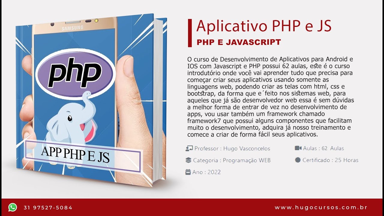 Aplicativo PHP e JavaScript - Aula 01 Introdução ao Curso - YouTube