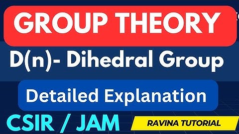 Dihedral Group (D(n)) | Group Theory | CSIR NET | IIT JAM | Higher Mathematics