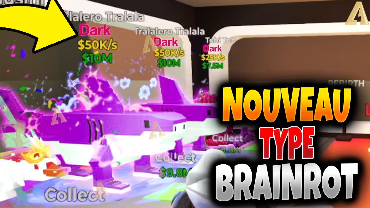 Nouveau TYPE Brainrot avec 30 Brainrot sur Steal the Brainrot Fortnite ...