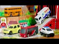情景がまたパワーアップした！？ポケットトミカで遊ぼう！おでかけタウン トラベルドライブ！全５種 ペーパクラフトで富士山・空港・北海道の市場・イギリスの市街地・アメリカの西海岸