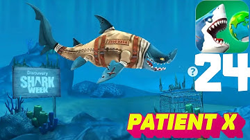 Patient X New Shark Skin !!!! Hungry Shark World || (Android,ios) Gameplay - Walkthrough