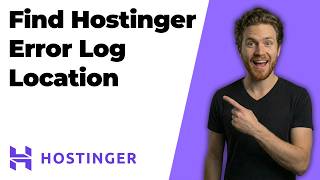 Find Hostinger Error Log Location (2026 Easy Guide)