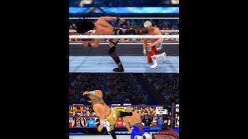 WWE 2K23 vs WR3D🔥 Seth Rollins Super Kick
