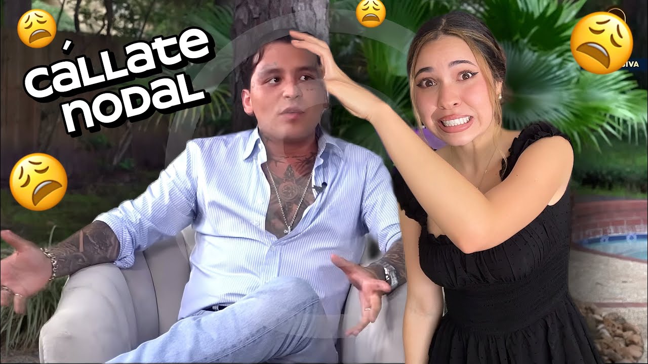 NODAL NO PARA DE FUNARSE SOLITO😩 Mi reacción a su entrevista con Adela Micha