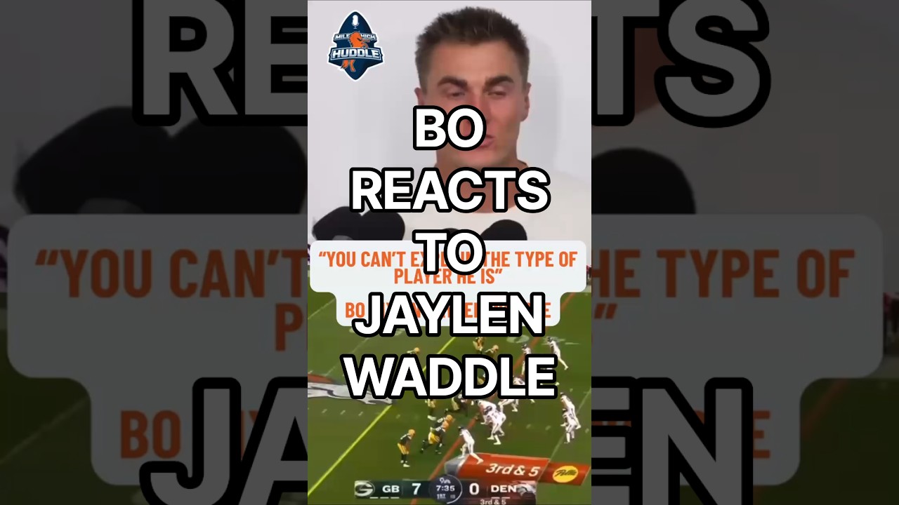 #Broncos QB Bo Nix shares Reaction to Playing With Jaylen Waddle
