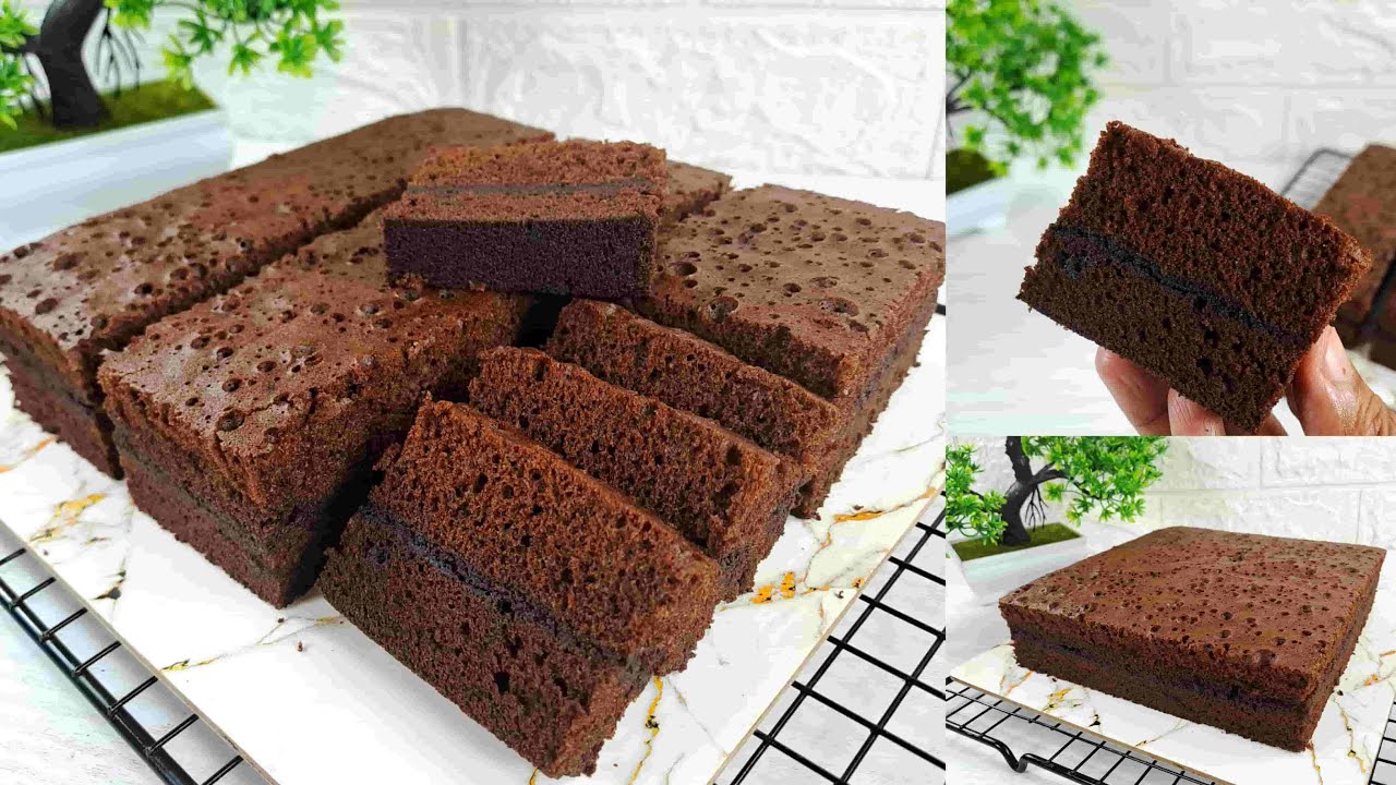 TERNYOKLAT‼️ BIKIN BASE CAKE ULANG TAHUN SEMUDAH INI BROWNIES KUKUS 4