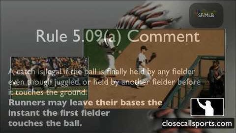 Tagging Up and Timing the Retouch - Baseball Myth