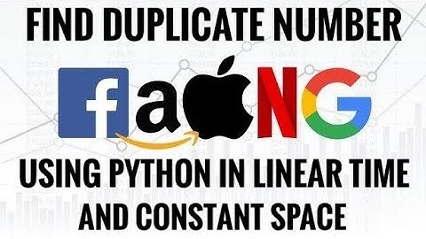 LEETCODE - FIND DUPLICATE NUMBER IN PYTHON USING FLOYDS TORTOISE AND HARE CYCLE DETECTION ALGORITHM