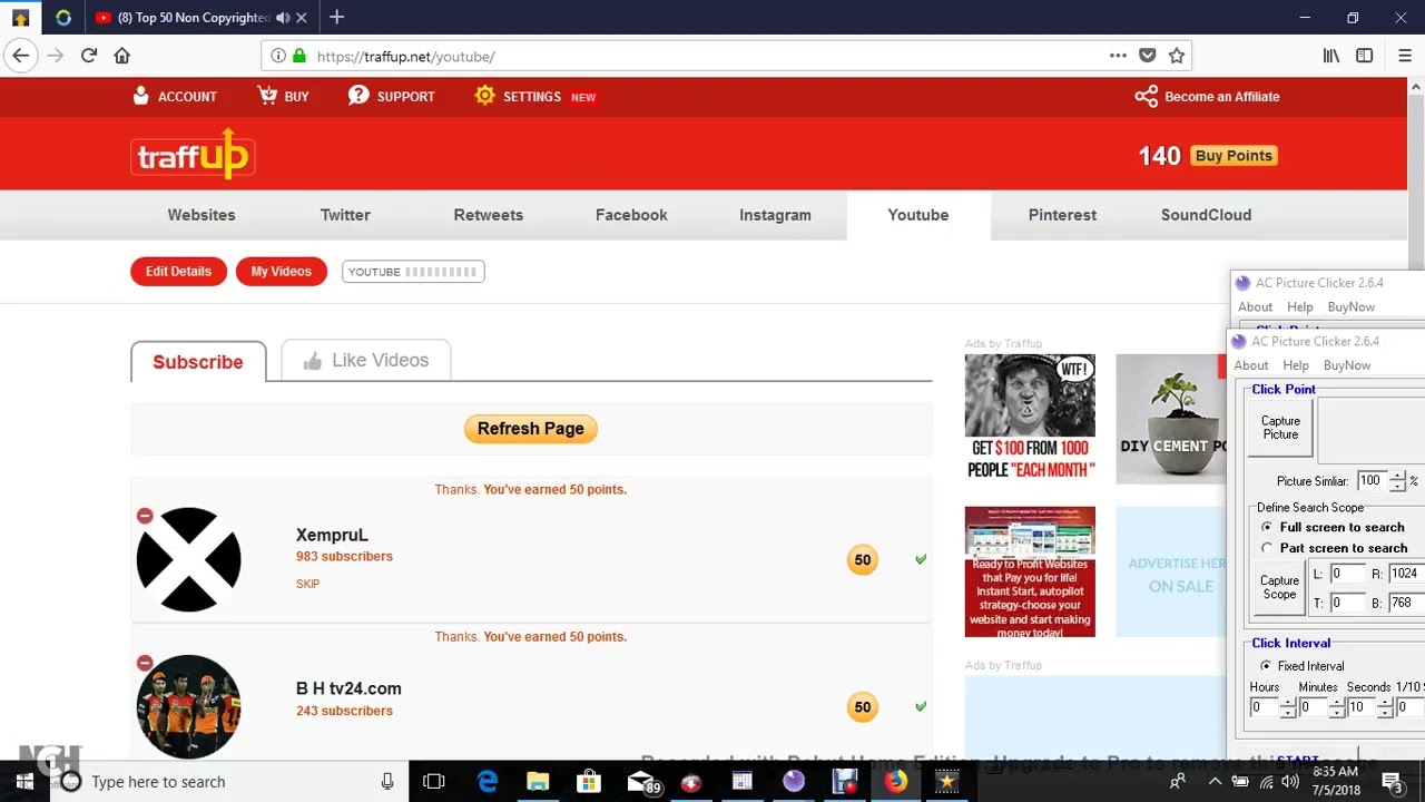How To Get 1000 Subscribers Per Day Traffup Bot Automation