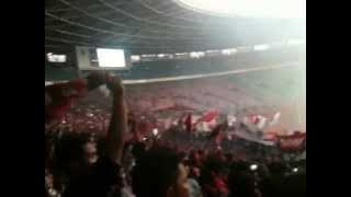 from the stands Milanisti Indonesia 'CSM'. Forza Milan