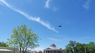North Carolina Air National Guard over LabCorp Headquarters