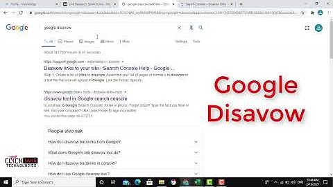 How to disavow links in a new google search console