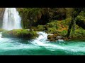 Peaceful Relaxing Music with Wonderful Waterfall • Piano & Guitar Music, Stress Relief, Sleep Music