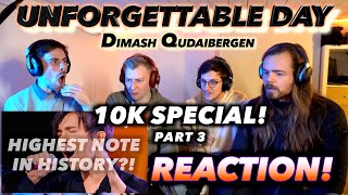 10K SUBS SPECIAL (part 3) Dimash Qudaibergen  Unforgettable Day FIRST REACTION! (THIS IS UNREAL!!)