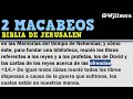 Libro de 2 Macabeos Completo   Biblia Católica de Jerusalén Hablada