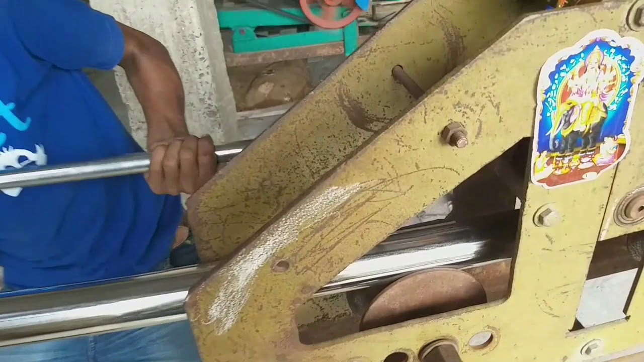 Stainless steel pipe band kaise kiya jata hai, pipe bender YouTube