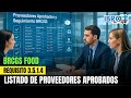 📜La lista de proveedores aprobados es tu escudo en auditorías