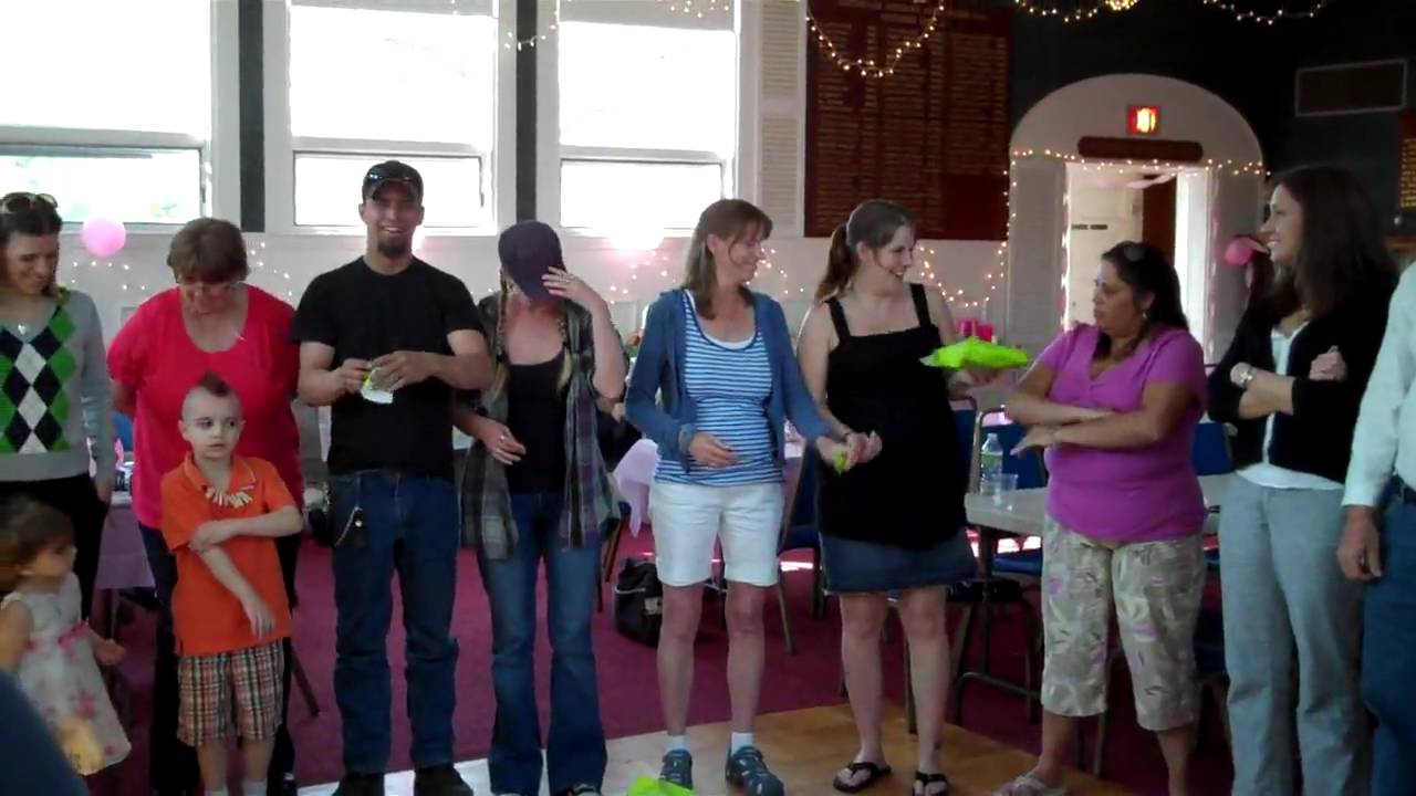 Playing The Baby Shower Game Youtube