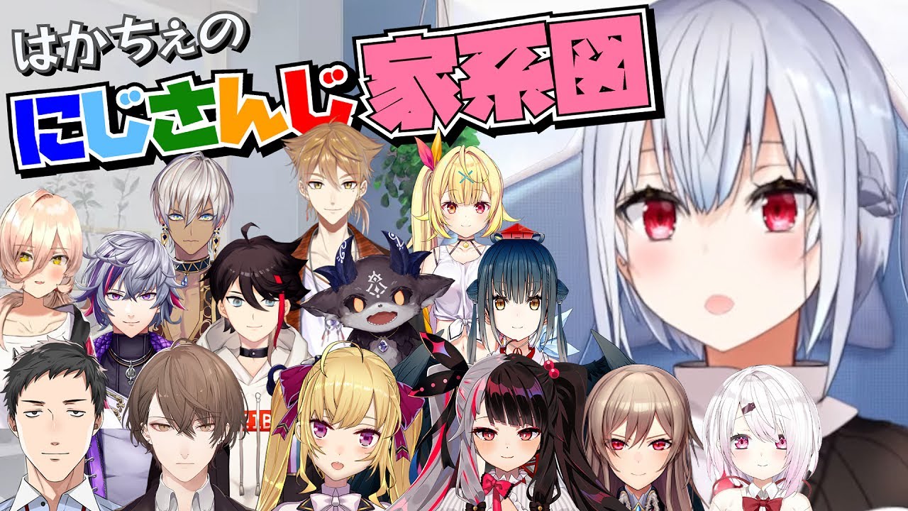 にじさんじ家系図＆学パロを考える葉加瀬冬雪【にじさんじ切り抜き】