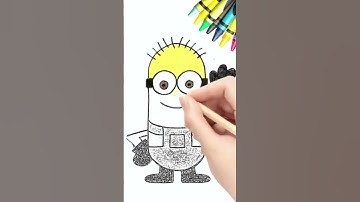 How to Draw a Minion | Easy Step by Step Drawing Tutorial for Kids