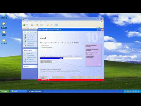 oracle 10g installation on windows xp