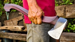 Making A 22-Inch Axe Handle From Rosewood For Display | Plumb Boy Scout