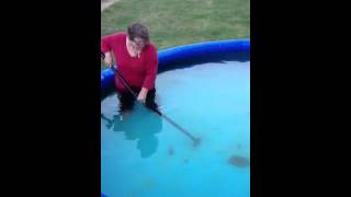 Hill-Billy Pool Girl Have Shop Vac Will Travel