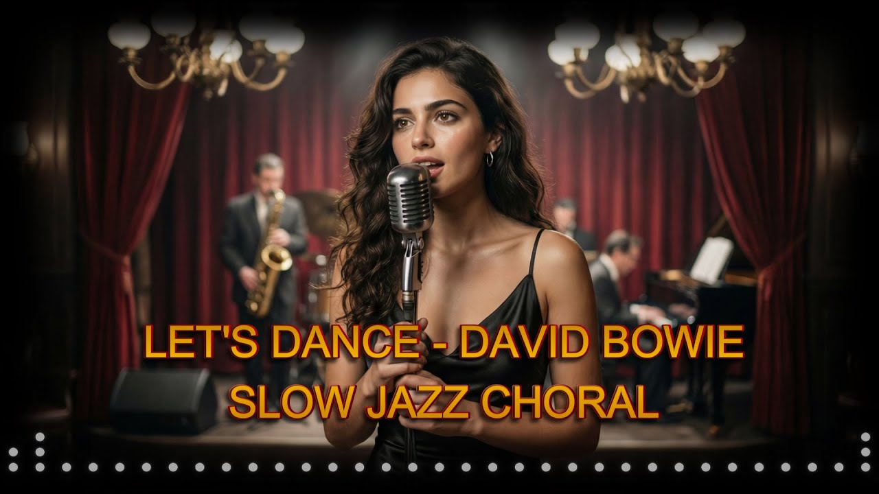 AI MUSIC - LETS DANCE - DAVID BOWIE arranged AI  slow jazz chorus