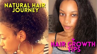 HOW I GREW LONG, HEALTHY NATURAL HAIR | My Natural Hair Journey w/ Pics + Hair Growth Tips