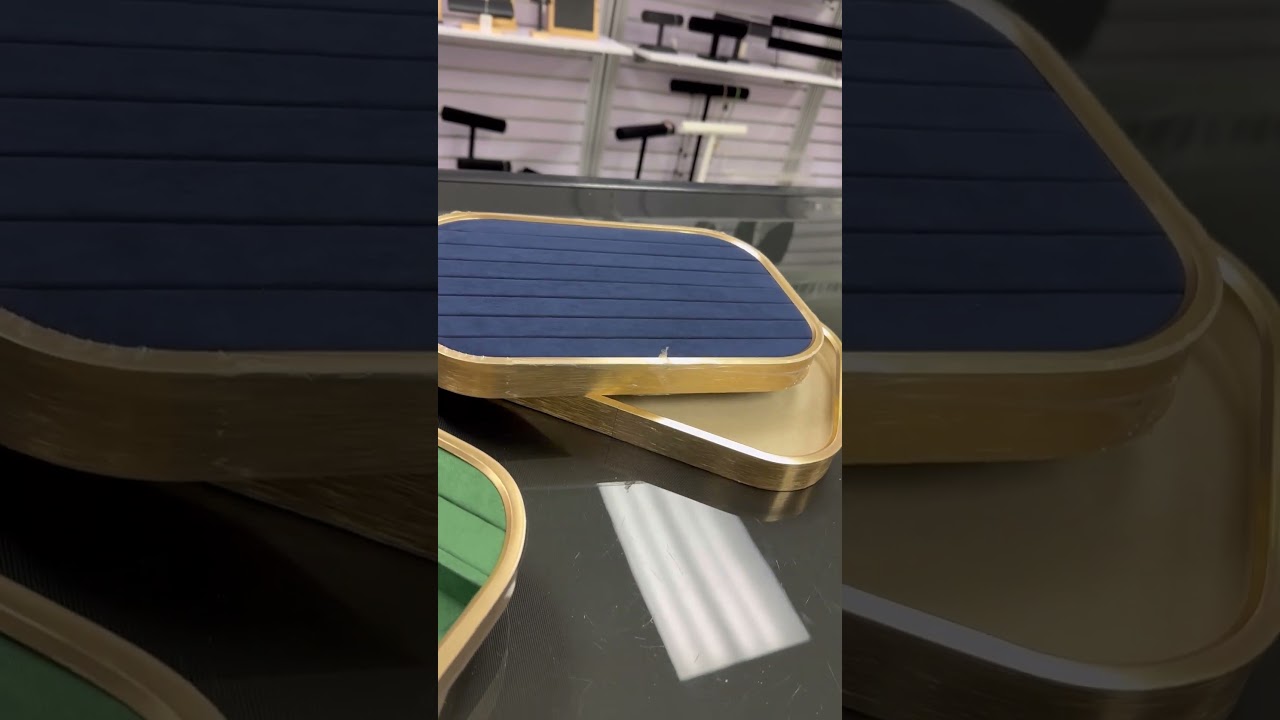 Gold Trim Serving Display Trays