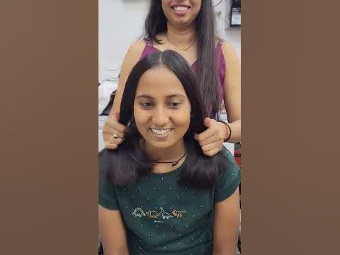  long to short hair transformation #hairstyle #haircuts #haircutting # ...