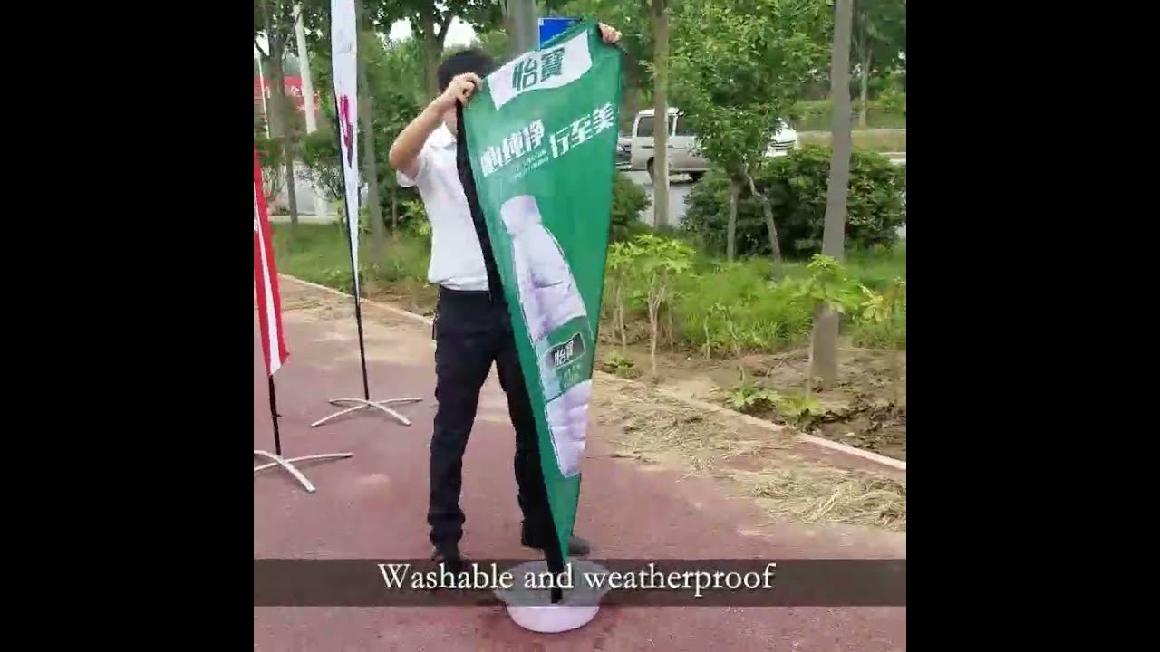 Flag production process