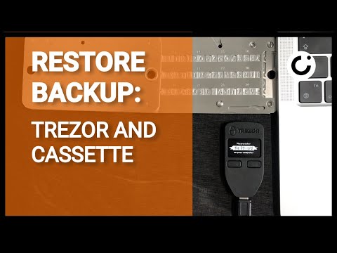 How To Restore Private Key From Recovery Seed With Trezor Hardware Wallet