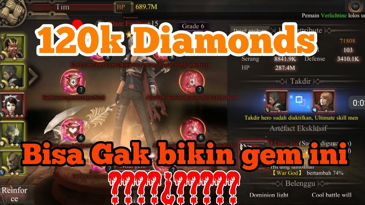 Final Fantasy Awakening Summon Legendary Gems 120k Diamonds
