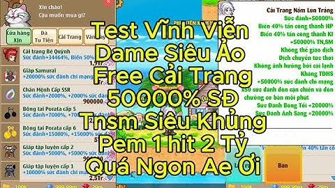 Nro Lậu Mới Nhất Nro Nobi Test Vĩnh Viễn Dame Ảo Free Cải Trang 50000% SĐ Tnsm Khủng Free SKH Vip
