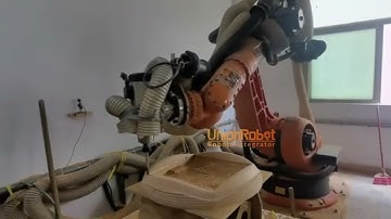Robot Milling System with ATC function. #kuka