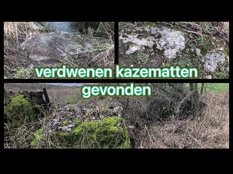Bunkers gevonden die van de kaart verdwenen waren. Kazematten IJssel linie. Dieren/ Brummen.