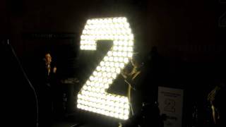 Numeral '2' Starring in 2012 Display Set Arrives at the Times Square Visitor Center