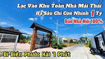 Hạ Giá Liên Tục Để Bán Gấp Căn Nhà Mặt Tiền Đường Nhựa xung Quanh Toàn Biệt Thự Gần Biển Phước Hải